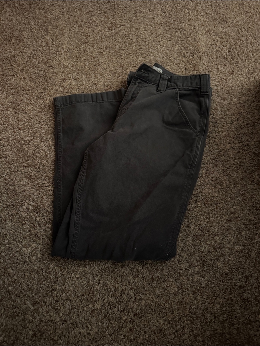 Mens dark grey Carhartt pants